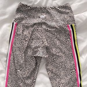 Goldsheep White Spot Stripe Leggings